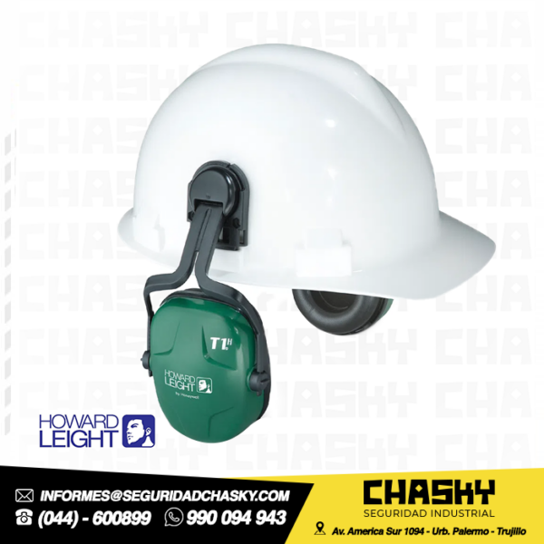 Protector auditivo XLS para acoplar al casco - Articulos de seguridad  industrial, CHASKY EPP, Calzado Industrial, Seguridad Industrial