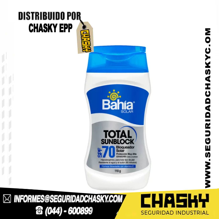 Bahía Total Sunblock SPF 70 110 g Bahía Total Sunblock SPF 70 110 g - Image 1