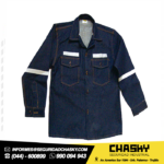 CAMISA JEAN PROCESADO DE 9 OZ