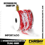 Cadena De Seguridad Roja Y Blanca X Metro