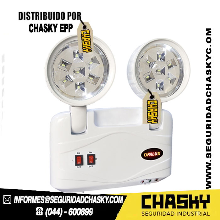 LUZ DE EMERGENCIA 14 LEDS 8 HORAS OPALUX 9101-220 LED SLIM LUZ DE EMERGENCIA 14 LEDS 8 HORAS OPALUX 9101-220 LED SLIM - Image 2