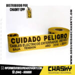 ROLLO DE CINTA PELIGRO BAJA TENSION NACIONAL