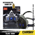 3M Secure Click Half face Reusable Respirator (HF-802)