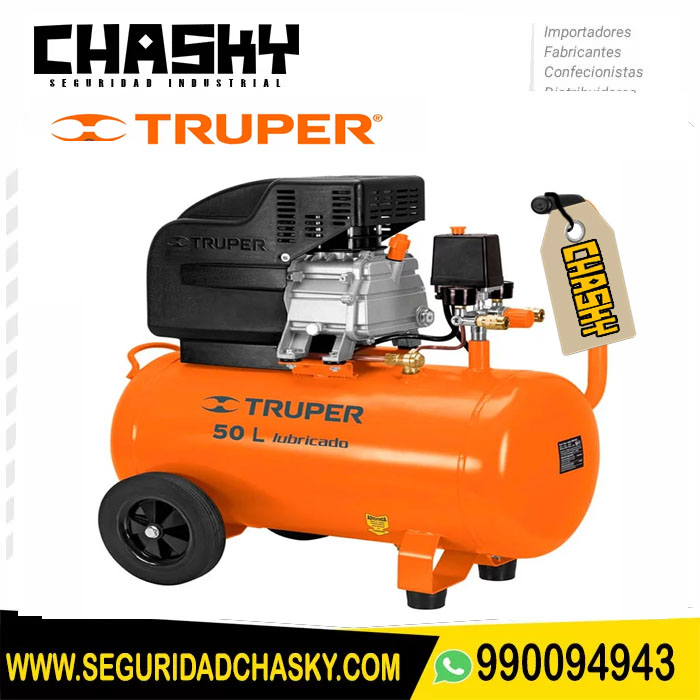 Compresora de Aire Truper 11837, 50 Litros Horizontal Compresora de Aire Truper 11837, 50 Litros Horizontal - Image 1