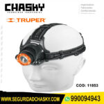 Linterna de minero 800 lm a pilas AA truper 11853