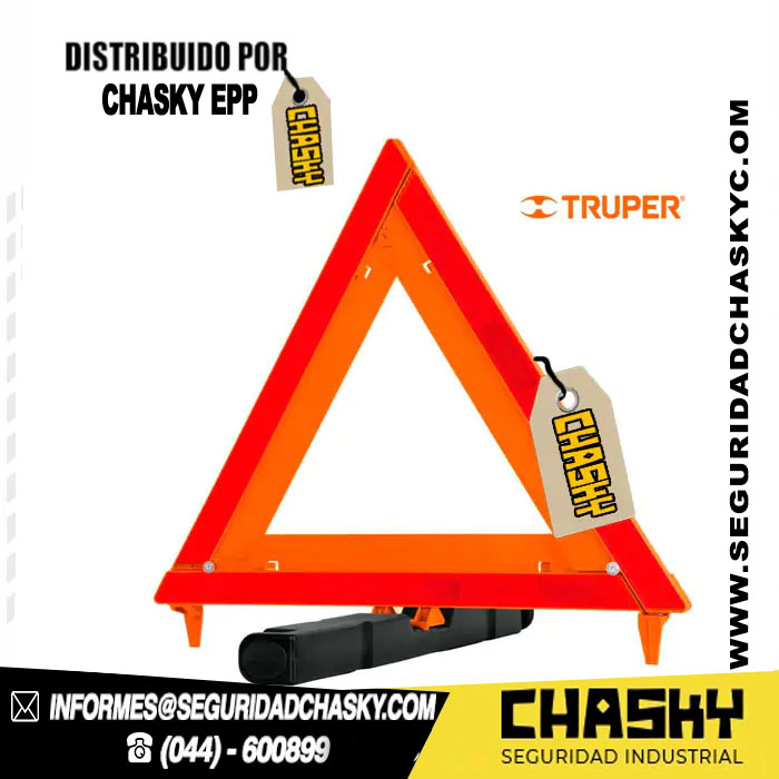 Triángulo de seguridad Truper 10942, 43.5 cm Triángulo de seguridad Truper 10942, 43.5 cm - Image 1