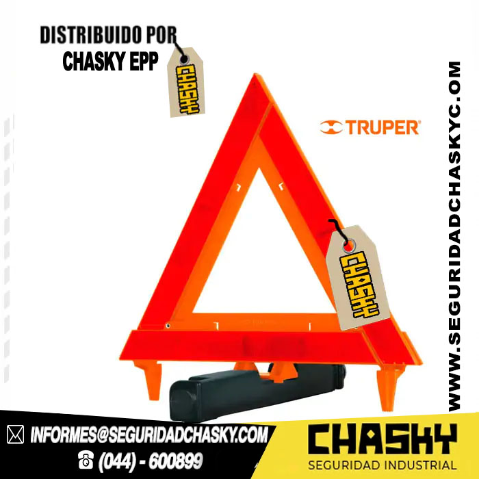 Triángulo de seguridad Truper 10943, 29 cm Triángulo de seguridad Truper 10943, 29 cm - Image 1
