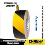 Cinta antideslizante amarillo/negro 5cm x 18m Astara