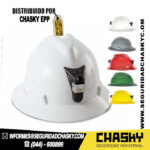 Casco tipo sombrero con portalampara V-Gard