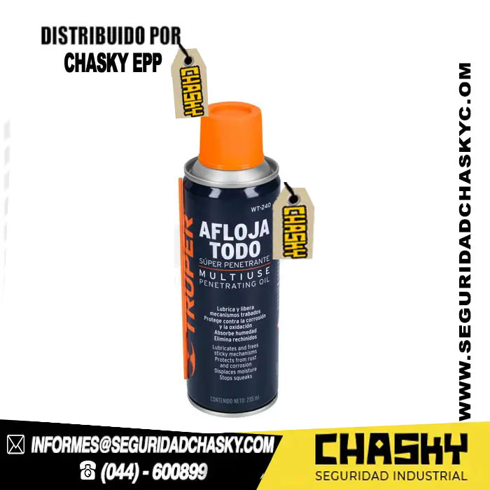 Aceite Aflojatodo 235 ml (8 oz) Truper 13469 Aceite Aflojatodo 235 ml (8 oz) Truper 13469 - Image 1