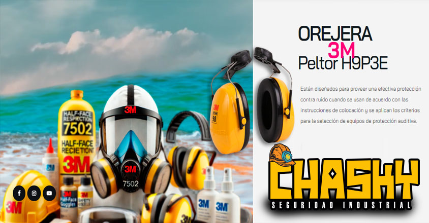 Orejera 3M Peltor H9P3E para proteccion auditiva industrial