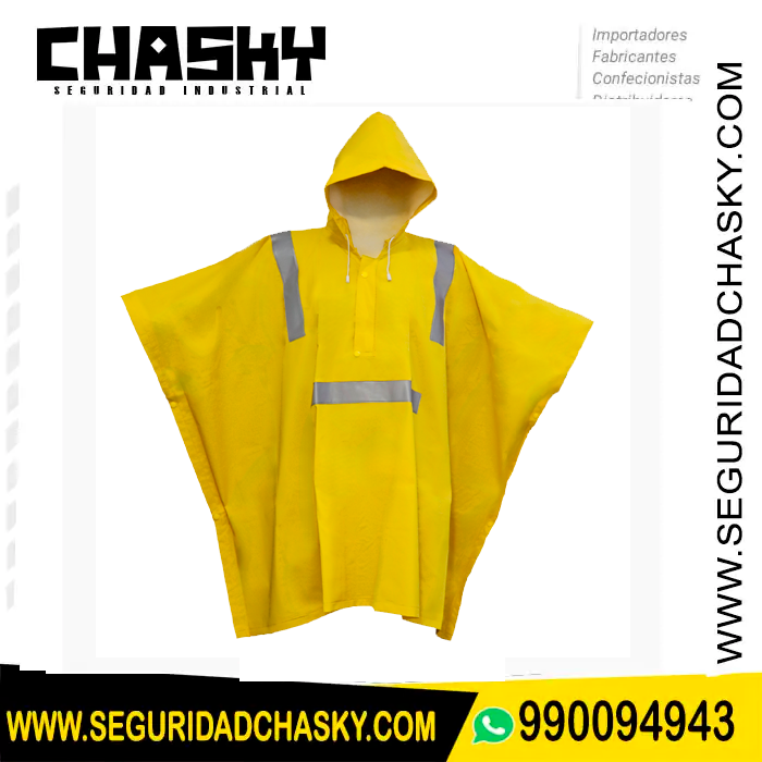poncho h amarillo PONCHO PVC HV AMARILLO - SEGPRO - Image 1